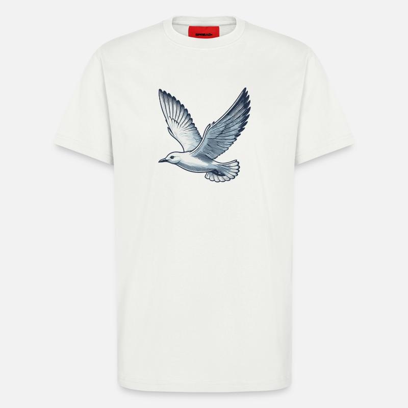 Möwe - T-Shirt - made by SPREAD - OFF WHITE