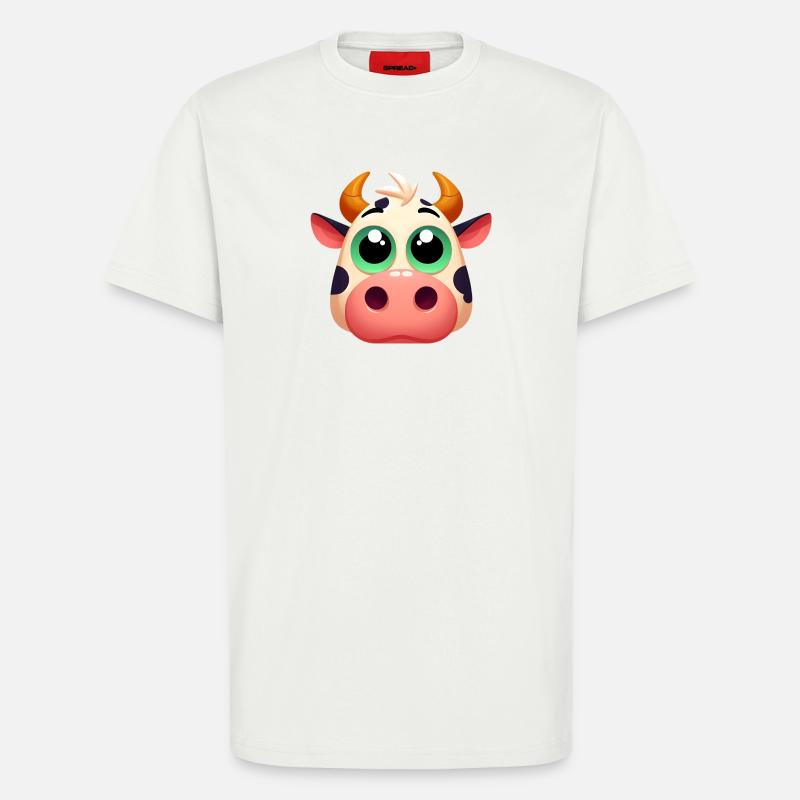 Cow - T-Shirt - made by SPREAD - OFF WHITE