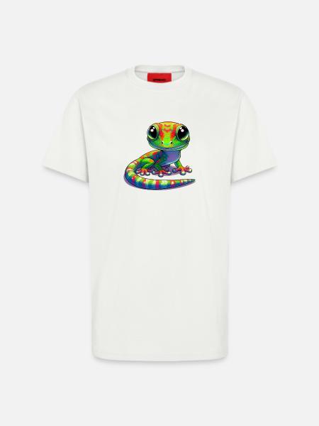 Gecko - T-Shirt - made by SPREAD - OFF WHITE