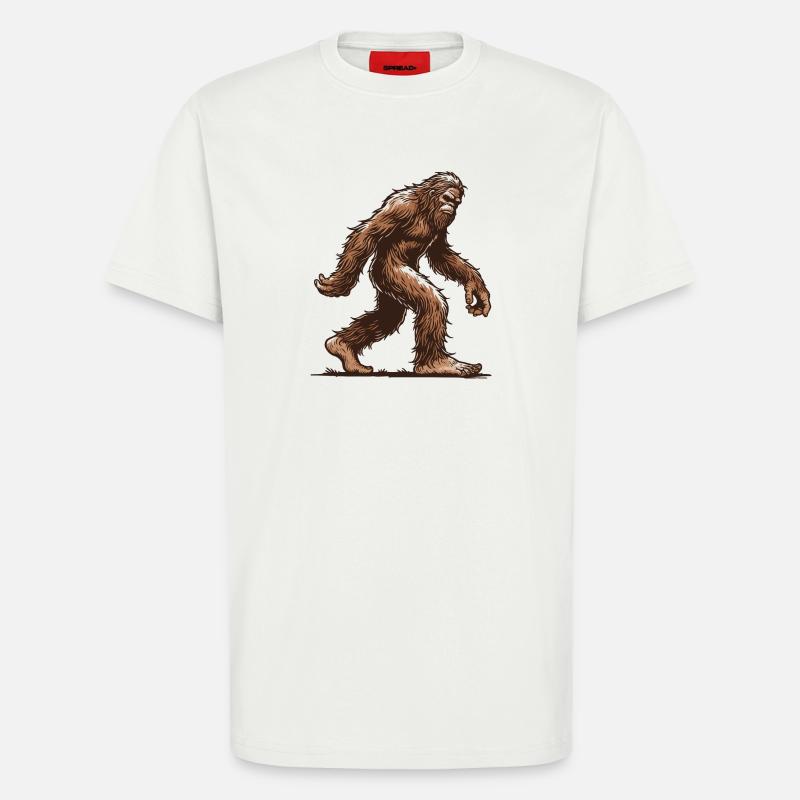 Sasquatch - T-shirt bio décontracté fabriqué en UE - OFF WHITE