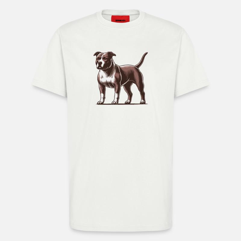 Pitbull - T-Shirt - made by SPREAD - OFF WHITE