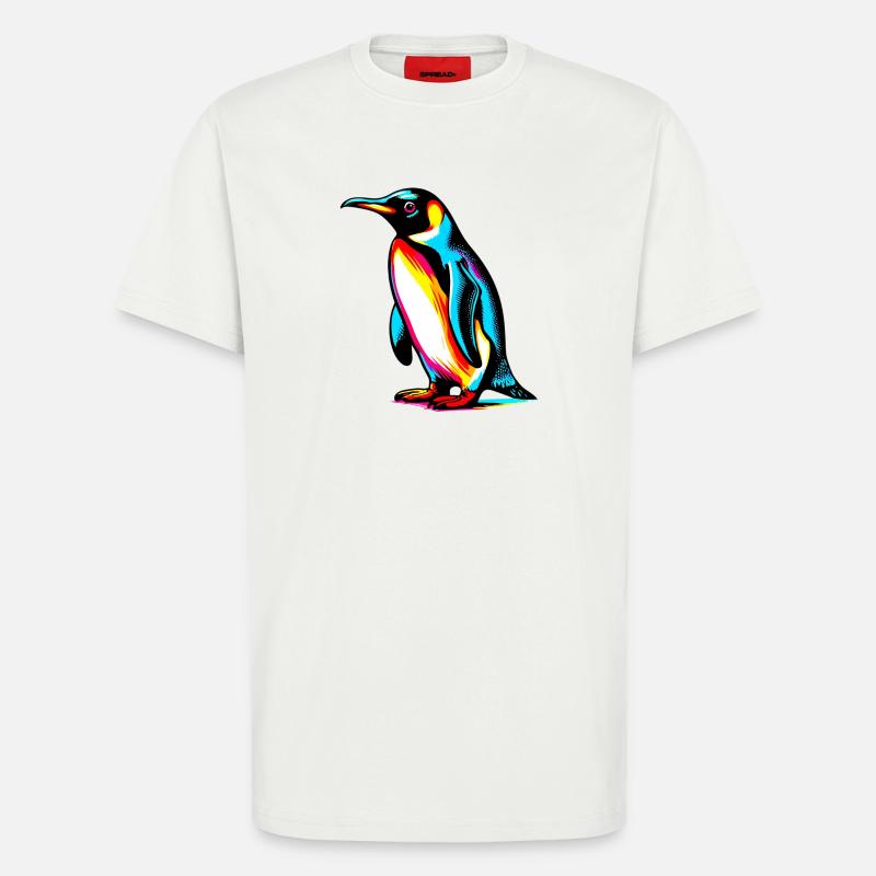 Penguin - T-Shirt - made by SPREAD - OFF WHITE