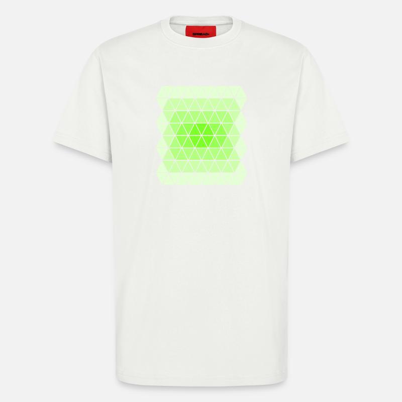 Green Gradient Pattern - T-Shirt - made by SPREAD - OFF WHITE