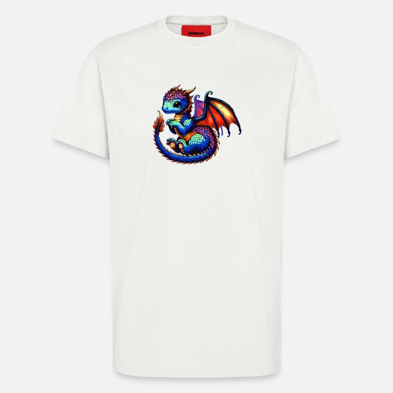 Drache - T-Shirt - made by SPREAD - OFF WHITE