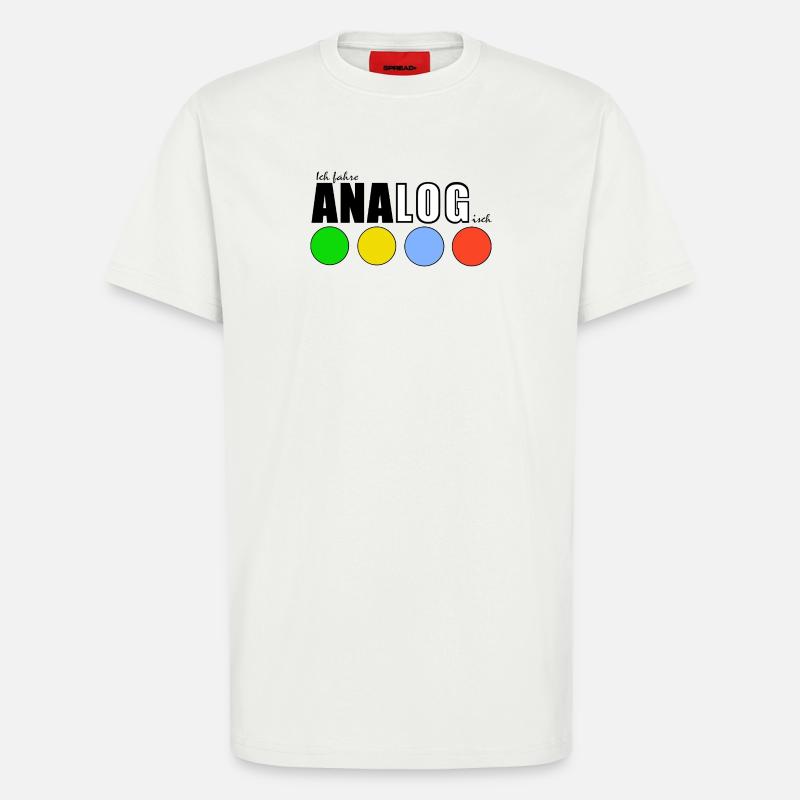 ANALOGisch - T-Shirt - made by SPREAD - OFF WHITE