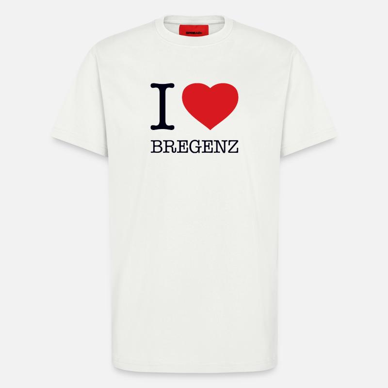 J’ADORE BREGENZ - T-shirt bio décontracté fabriqué en UE - OFF WHITE