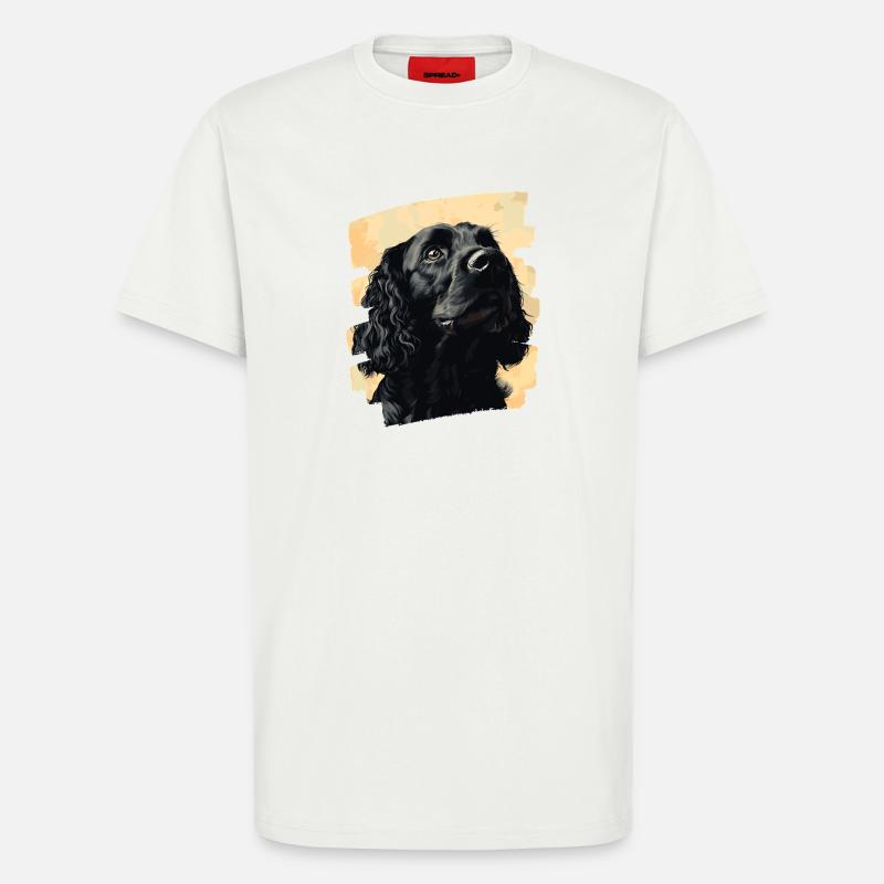 Cocker Spaniel - T-Shirt - made by SPREAD - OFF WHITE