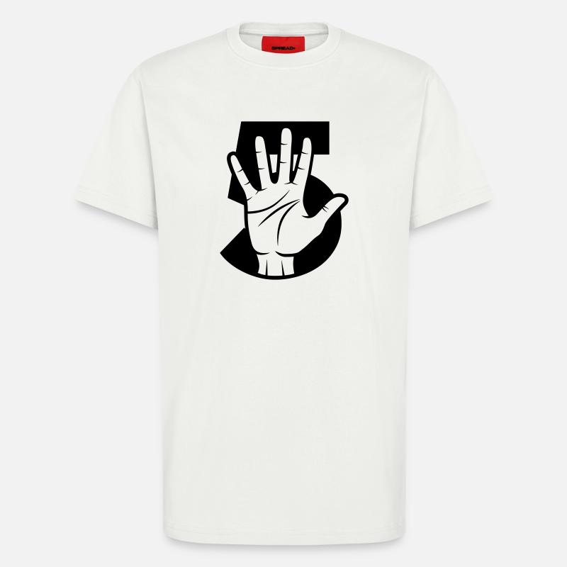 Gib mir 5 - schlag ein - T-Shirt - made by SPREAD - OFF WHITE