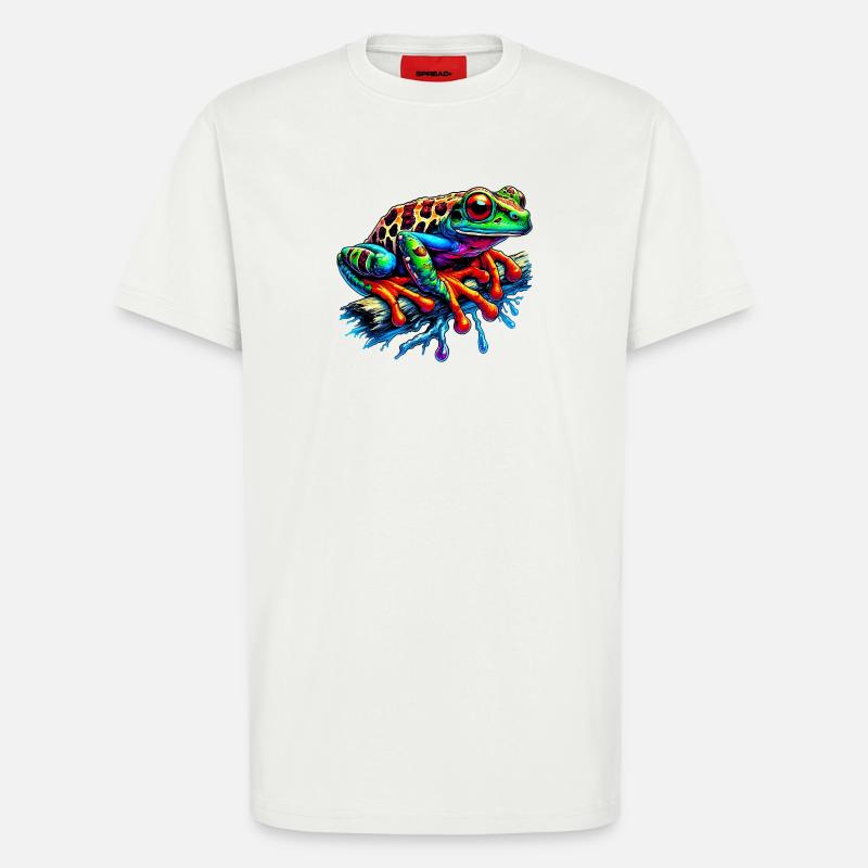 Frosch - T-Shirt - made by SPREAD - OFF WHITE