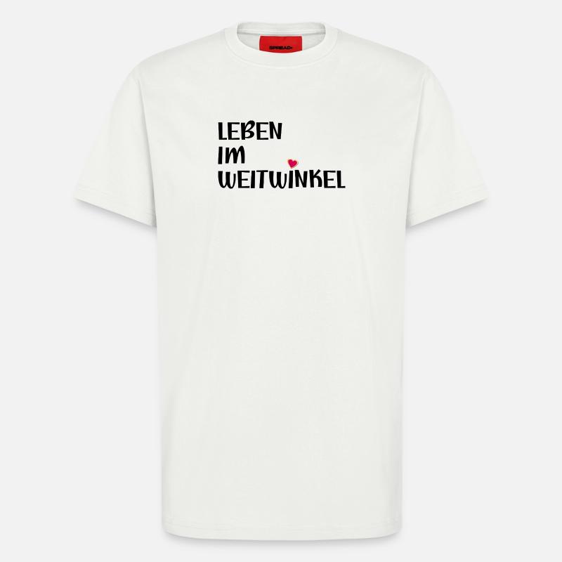LEBEN IM WEITWINKEL - SOLIDARITAET - T-Shirt - made by SPREAD - OFF WHITE