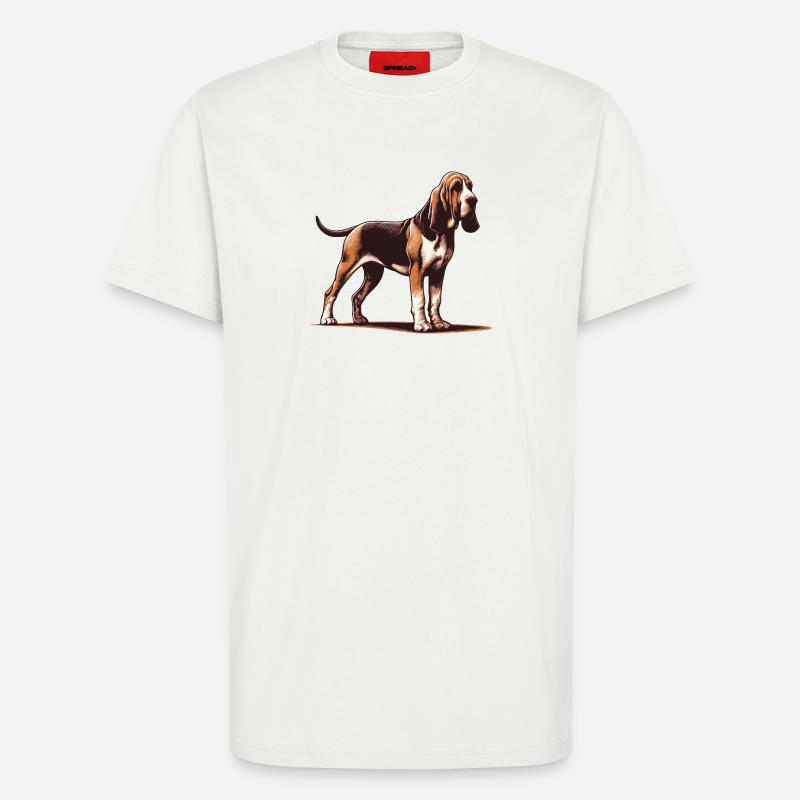 Limier - T-shirt bio décontracté fabriqué en UE - OFF WHITE