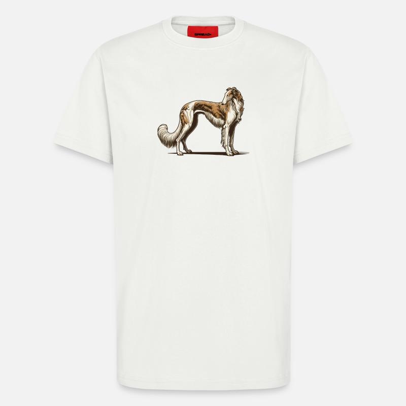 Barsoi - T-Shirt - made by SPREAD - OFF WHITE