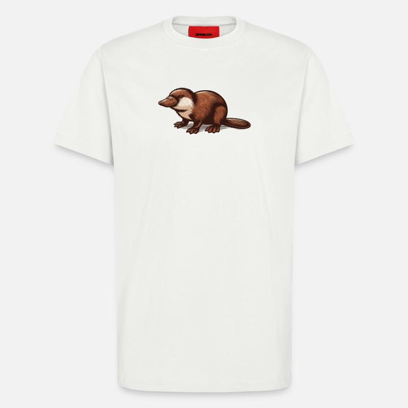 Schnabeltier - T-Shirt - made by SPREAD - OFF WHITE