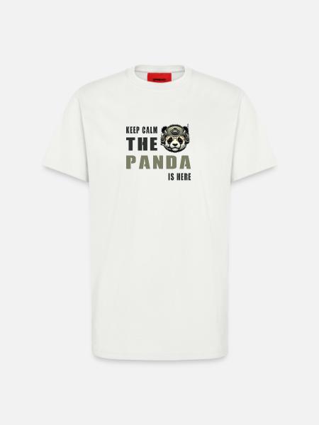 Tactical Panda – Keep Calm - T-Shirt - made by SPREAD - OFF WHITE