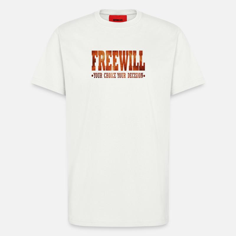 FreeWill - T-Shirt - made by SPREAD - OFF WHITE