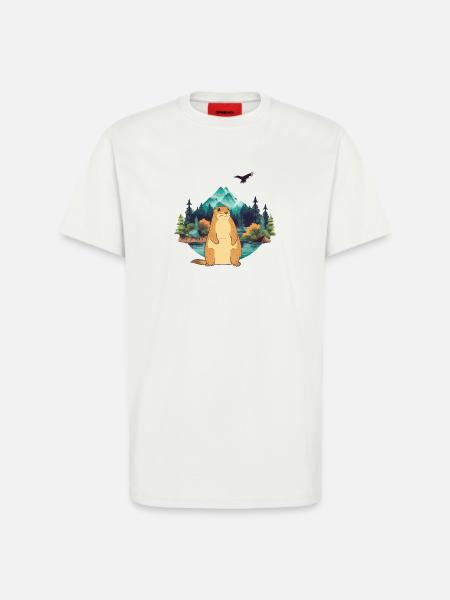 Murmeltier - T-Shirt - made by SPREAD - OFF WHITE
