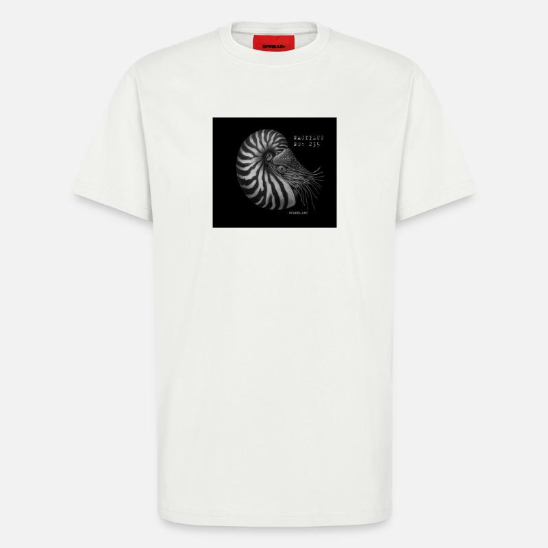 Perlboot - Nautilus - T-Shirt - made by SPREAD - OFF WHITE