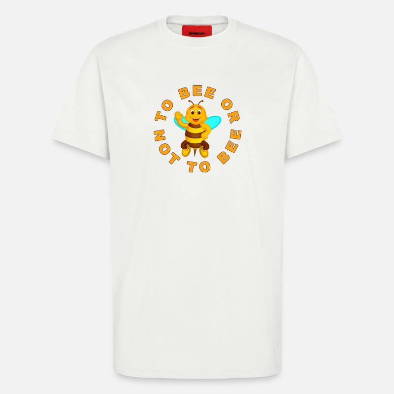 Biene oder nicht Biene - T-Shirt - made by SPREAD - OFF WHITE