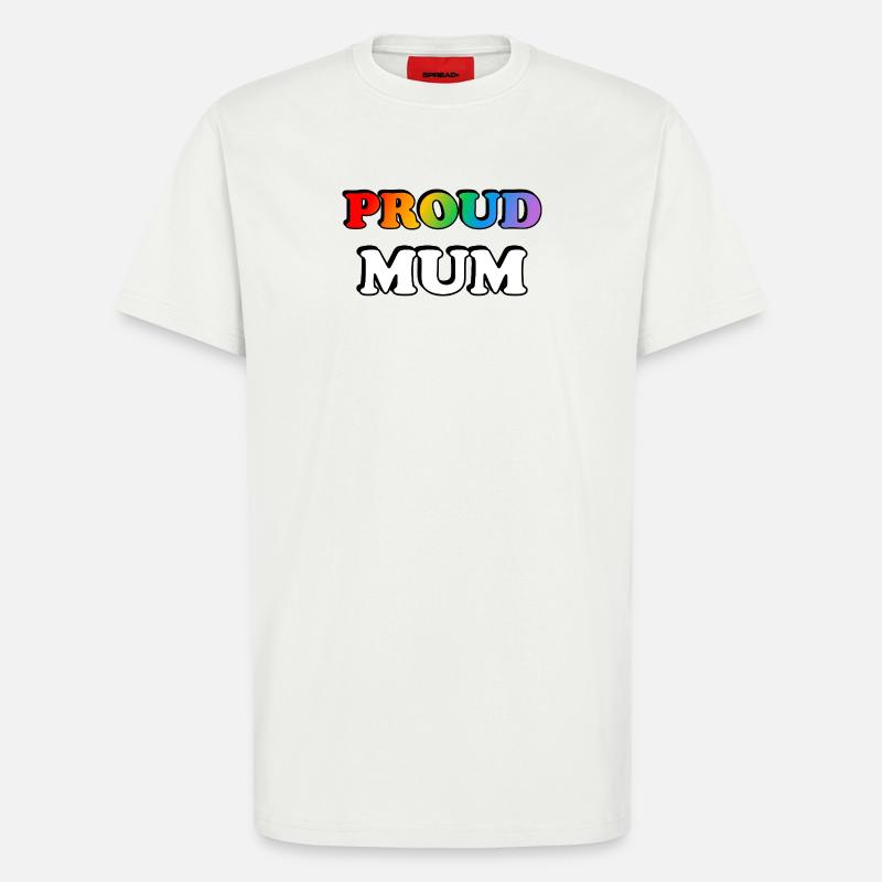 Regenbogen Stolze Mutter LGBTQ Stolz - T-Shirt - made by SPREAD - OFF WHITE