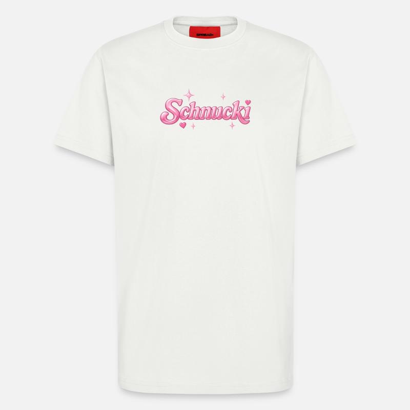 schnucki / Conception Y2K - T-shirt bio décontracté fabriqué en UE - OFF WHITE