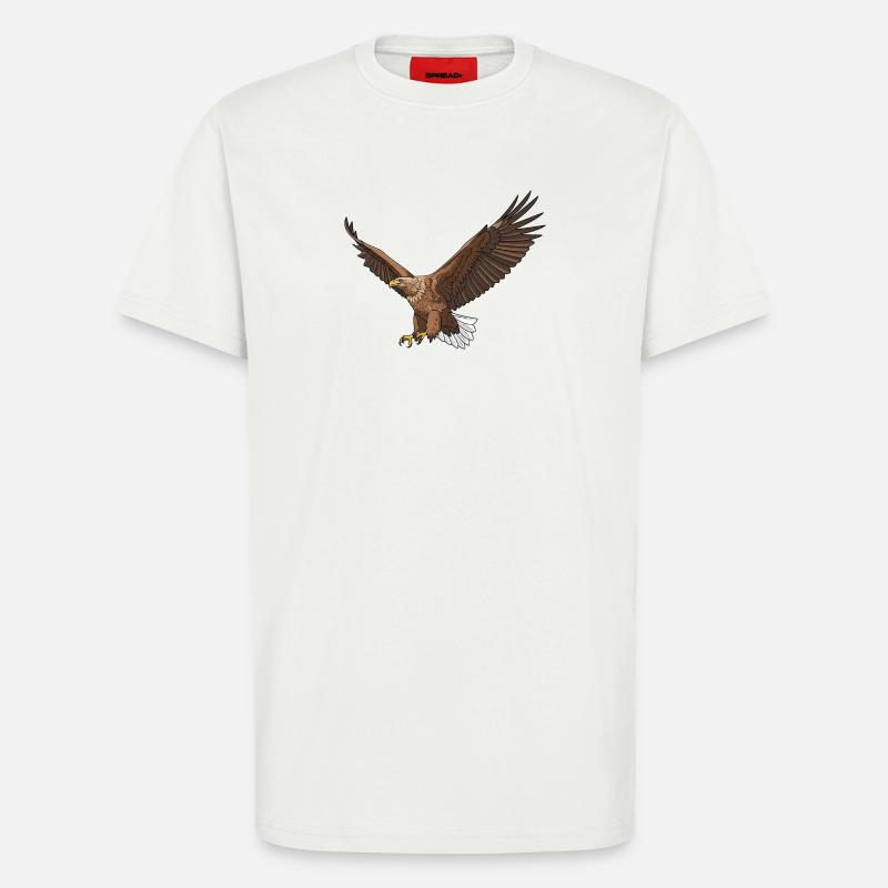 White-tailed Eagle Haliaeetus albicilla Eagle - T-Shirt - made by SPREAD - OFF WHITE