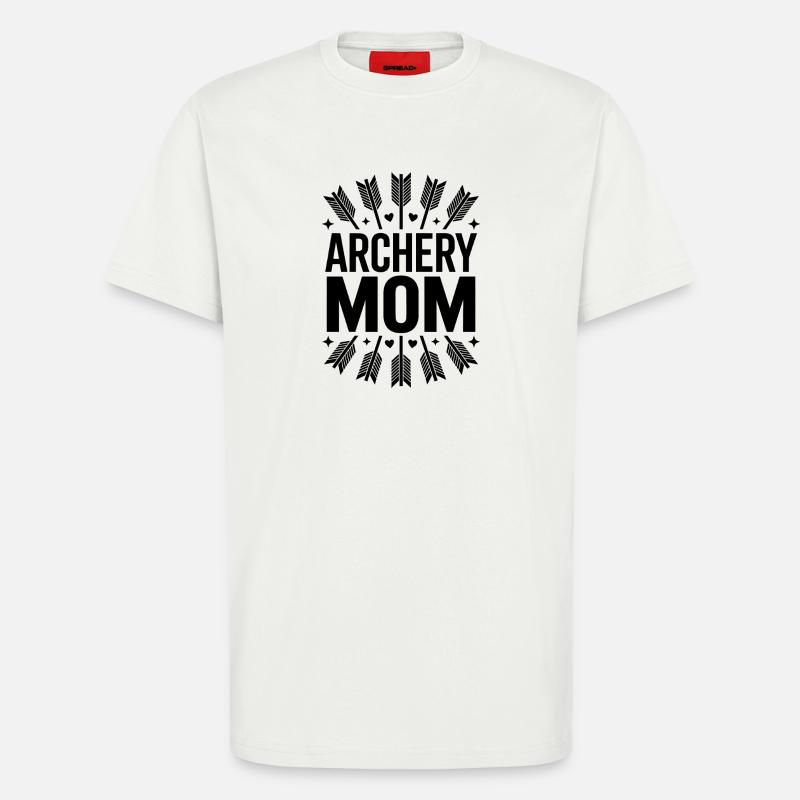 Bogenschießen Spruch Mutter Bogenschießen Geschenk - T-Shirt - made by SPREAD - OFF WHITE