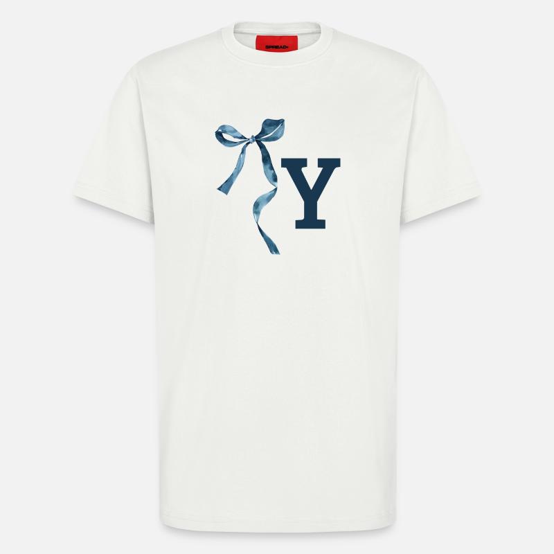 Monogramm und Geschenkidee - T-Shirt - made by SPREAD - OFF WHITE