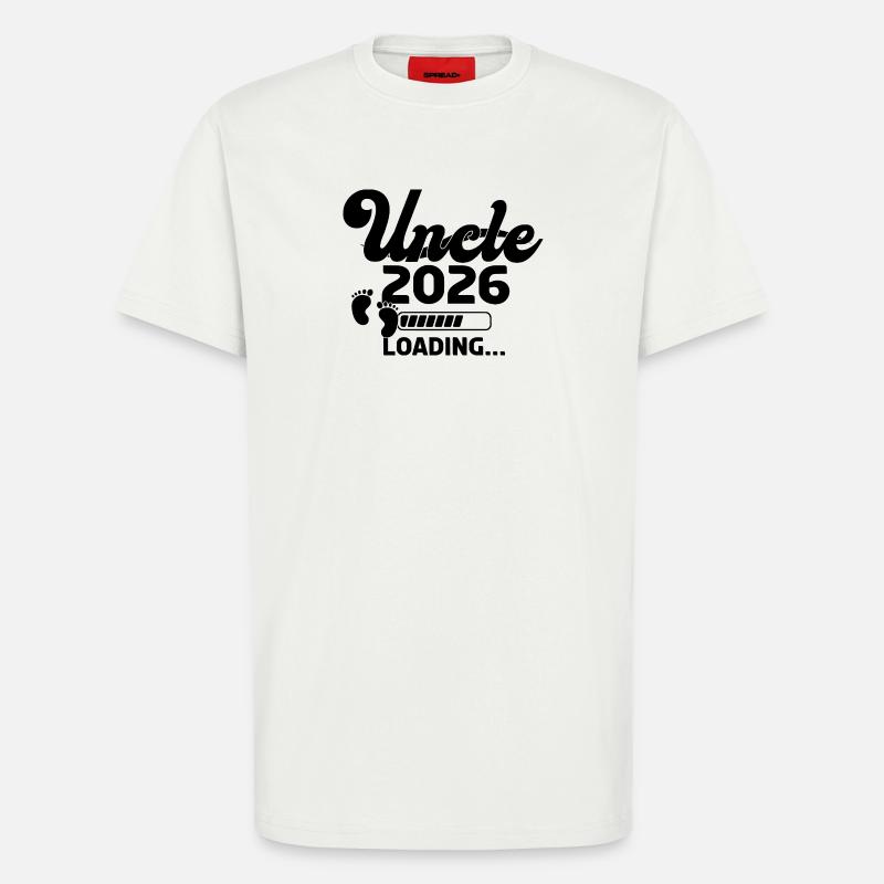 Uncle 2026 Loading - T-Shirt - made by SPREAD - OFF WHITE