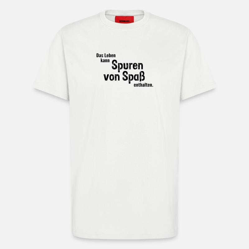 Spuren von Spass - T-Shirt - made by SPREAD - OFF WHITE