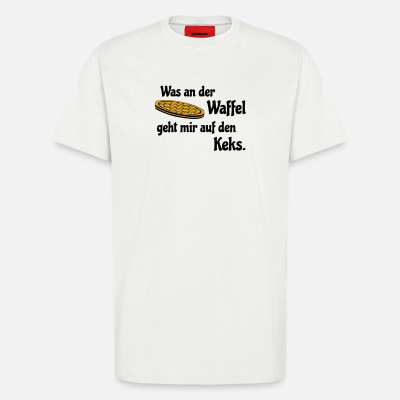 Waffel auf Keks - T-Shirt - made by SPREAD - OFF WHITE