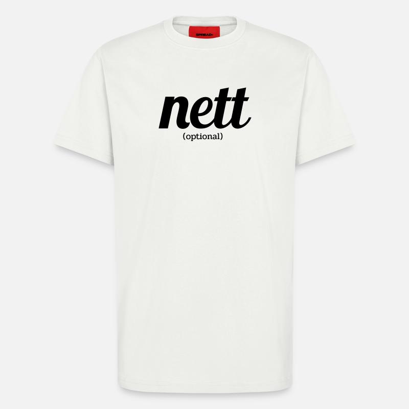 Nett Optional - T-Shirt - made by SPREAD - OFF WHITE