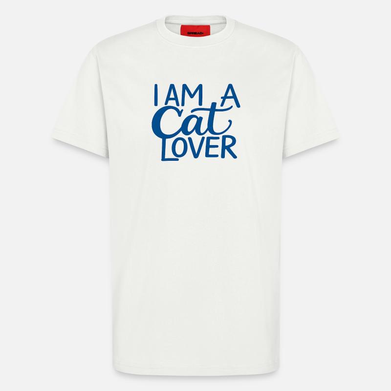 Ich bin ein Katzenliebhaber - T-Shirt - made by SPREAD - OFF WHITE