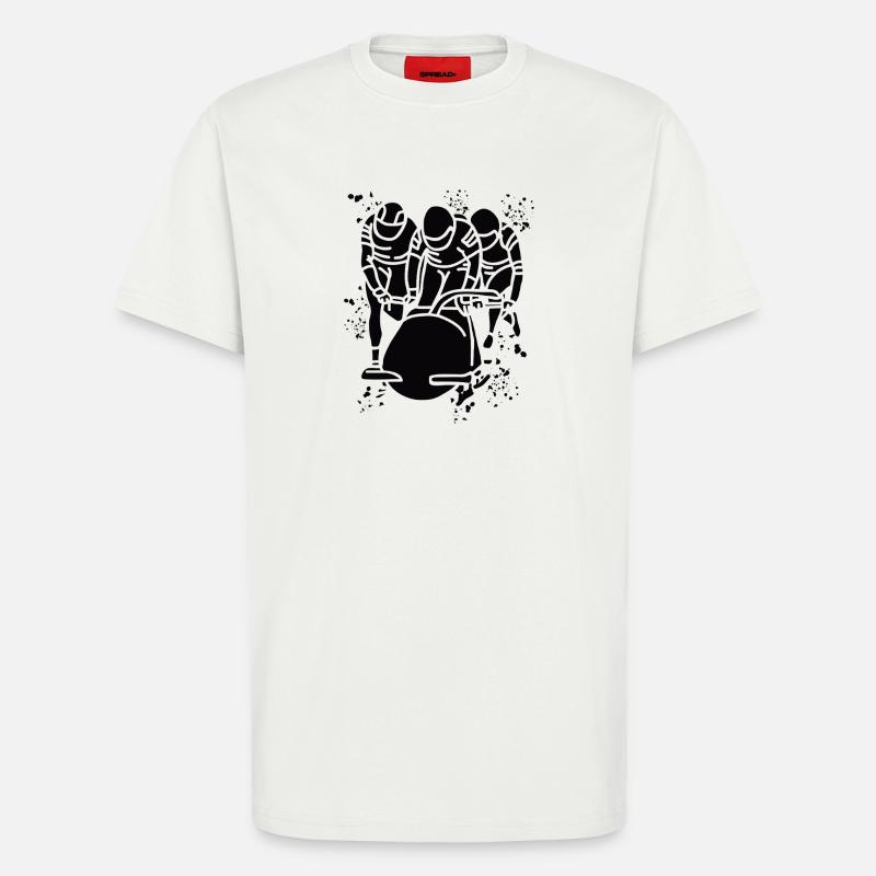 Bobsleigh Bobsleigh Four-man Bobsleigh - T-Shirt - made by SPREAD - OFF WHITE