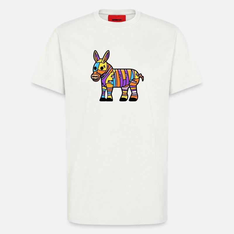 Esel Halloween Zombie - T-Shirt - made by SPREAD - OFF WHITE