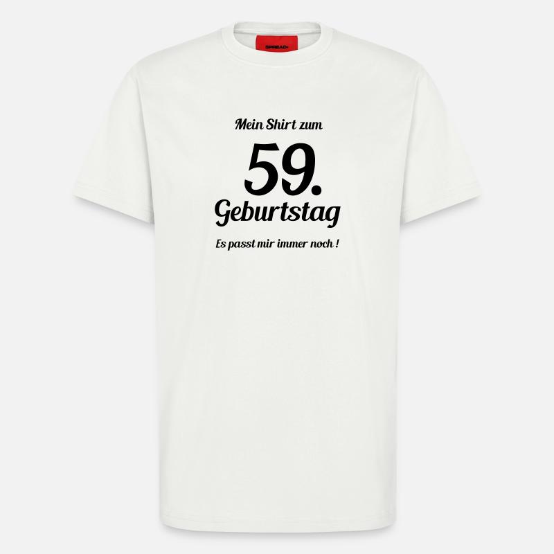 Passt seit 59 - T-Shirt - made by SPREAD - OFF WHITE