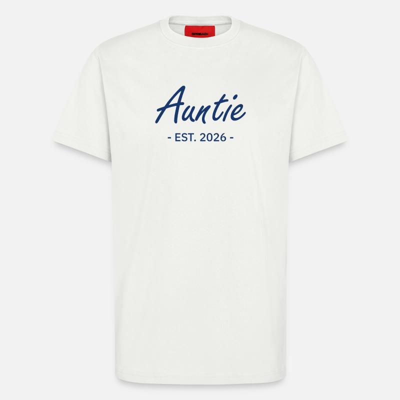 Auntie Script ist 2026 - T-Shirt - made by SPREAD - OFF WHITE