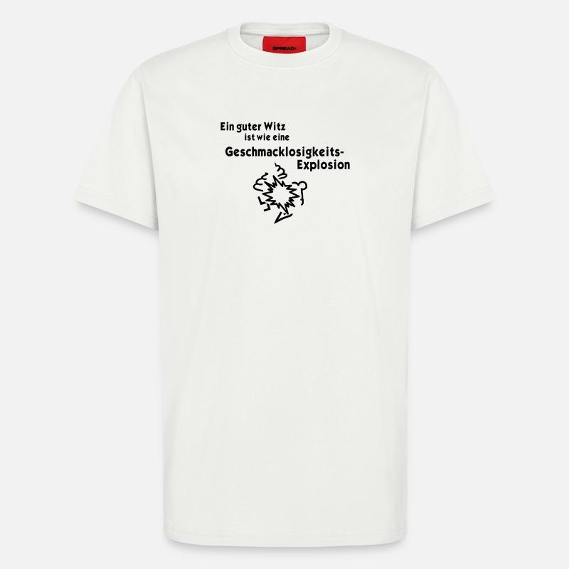 Explosion de l’insipidité - T-shirt bio décontracté fabriqué en UE - OFF WHITE