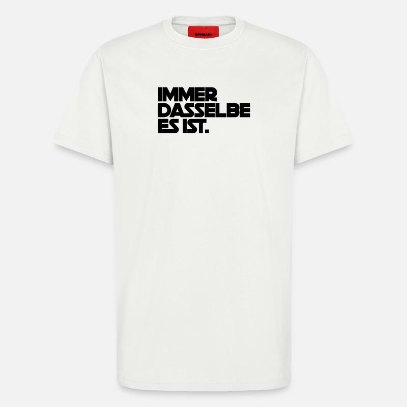 Toujours le même, c’est - T-shirt bio décontracté fabriqué en UE - OFF WHITE