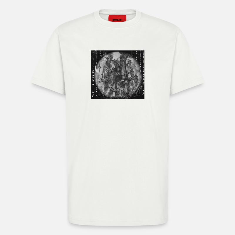 Vögel - T-Shirt - made by SPREAD - OFF WHITE