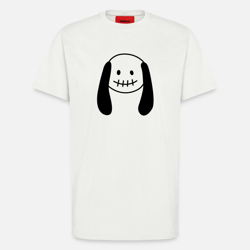Poupée zombie – Mignon et effrayant combinés - T-shirt bio décontracté fabriqué en UE - OFF WHITE