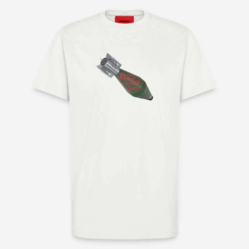 Mit Liebe aus der Ukraine - T-Shirt - made by SPREAD - OFF WHITE