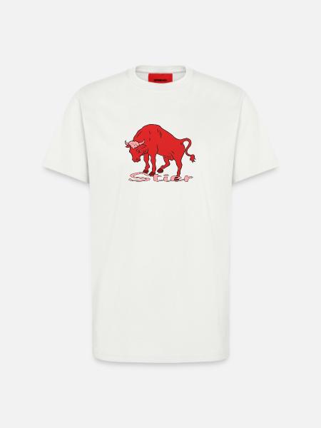Stier Sternzeichen - T-Shirt - made by SPREAD - OFF WHITE