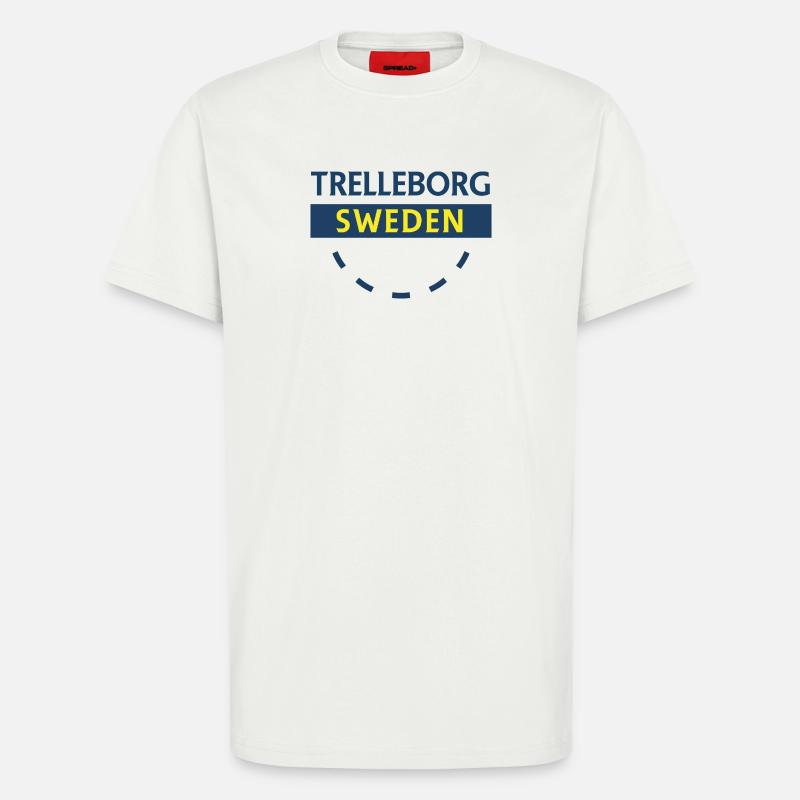 Trelleborg Schweden Logo Bogen - T-Shirt - made by SPREAD - OFF WHITE