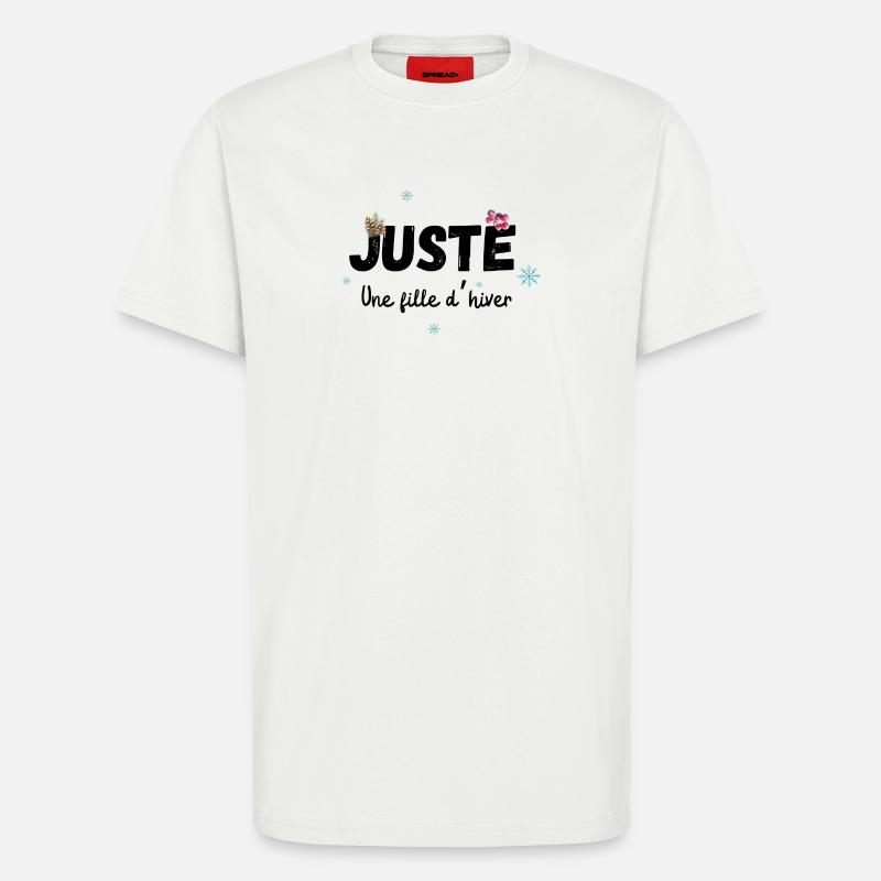 Nur ein Wintermädchen-Geschenk - T-Shirt - made by SPREAD - OFF WHITE