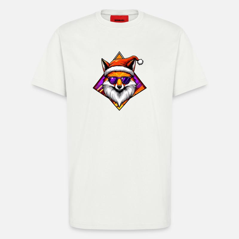 Fuchs Santa Swag - T-Shirt - made by SPREAD - OFF WHITE