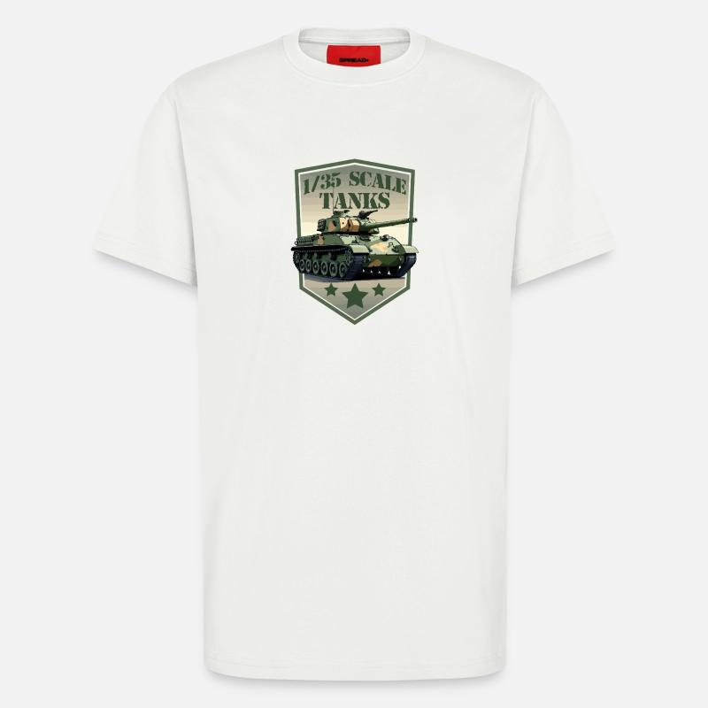 Panzer im Maßstab 1:35 Patch Schild - T-Shirt - made by SPREAD - OFF WHITE