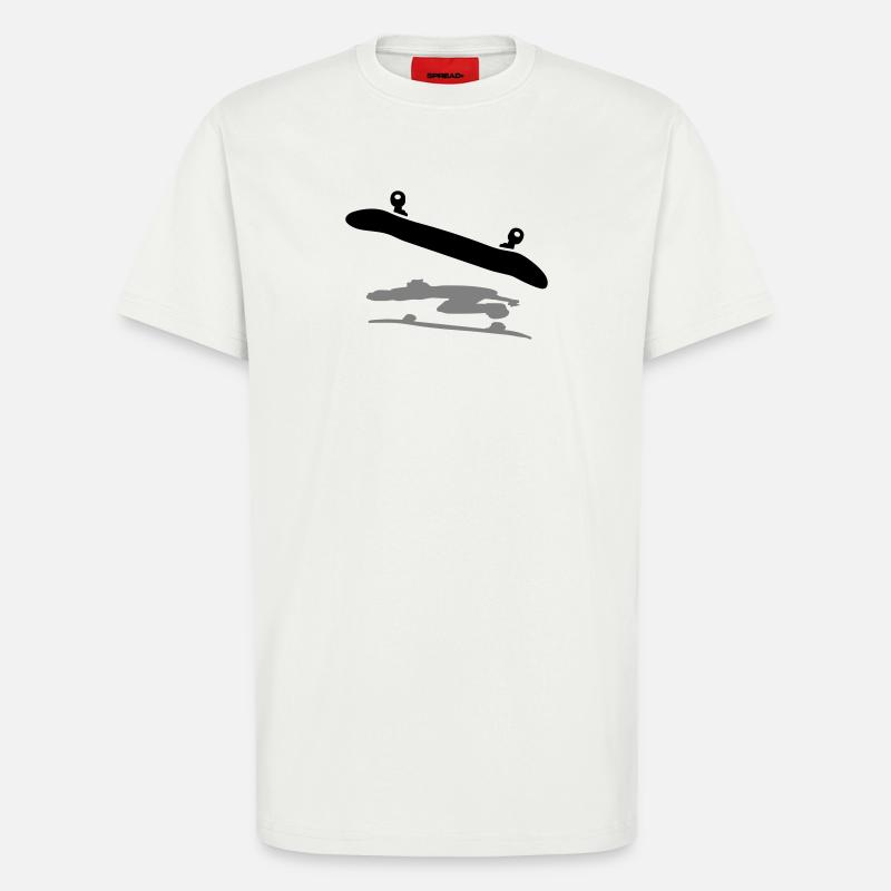 Skateboard - T-Shirt - made by SPREAD - OFF WHITE