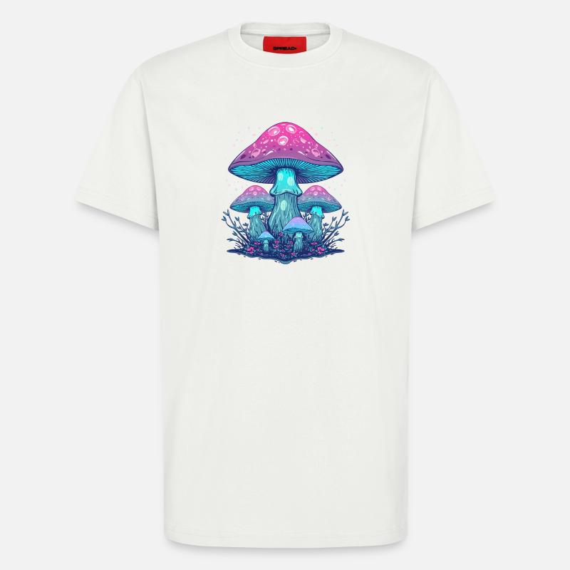 Ätherische Neonpilze - T-Shirt - made by SPREAD - OFF WHITE