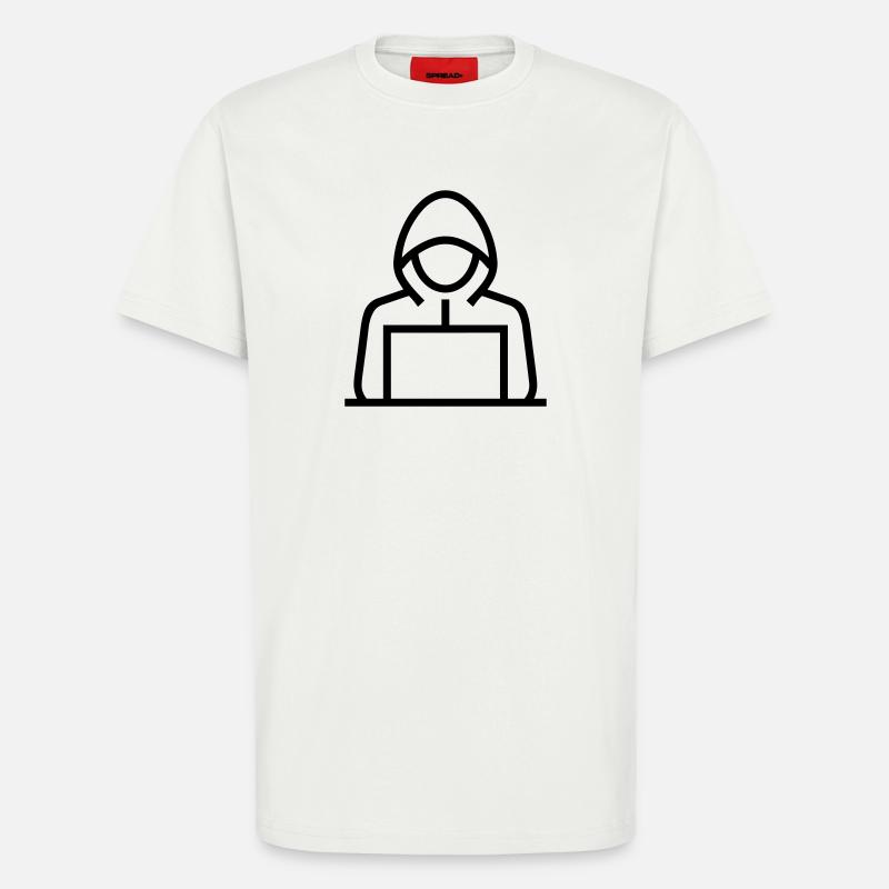 Hacker - T-Shirt - made by SPREAD - OFF WHITE