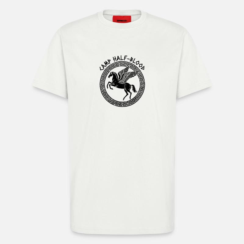 Camp Halbblut Fliegendes Pferd Camping Halbblut - T-Shirt - made by SPREAD - OFF WHITE
